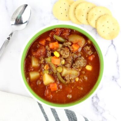 Old-Fashioned Vegetable Beef Soup
